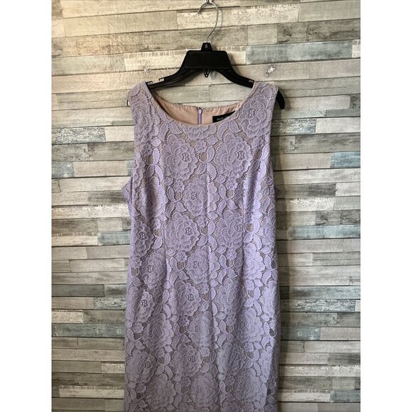 Women’s Ivanka Trump Dress Floral Lavender Purple Plus Size 16 - Picture 3 of 16